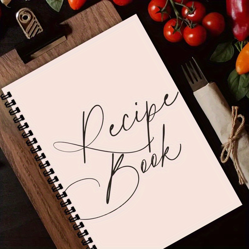 Cocktail Recipe Book - A5 spiraalvormig receptenboek, een blanco receptenboek