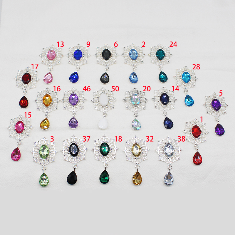 Cocktail Recipe Book - Glanzend 28*49Mm 10 Stuks Kristal Strass