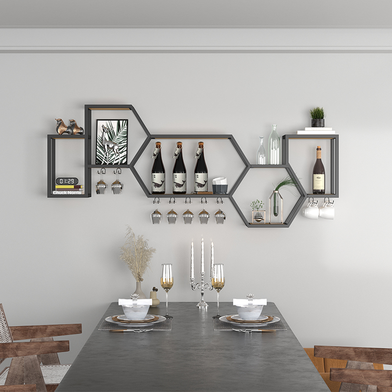 Home Bar And Cabinet - Designer Planken Barkast Woonkamer Keuken Opslag