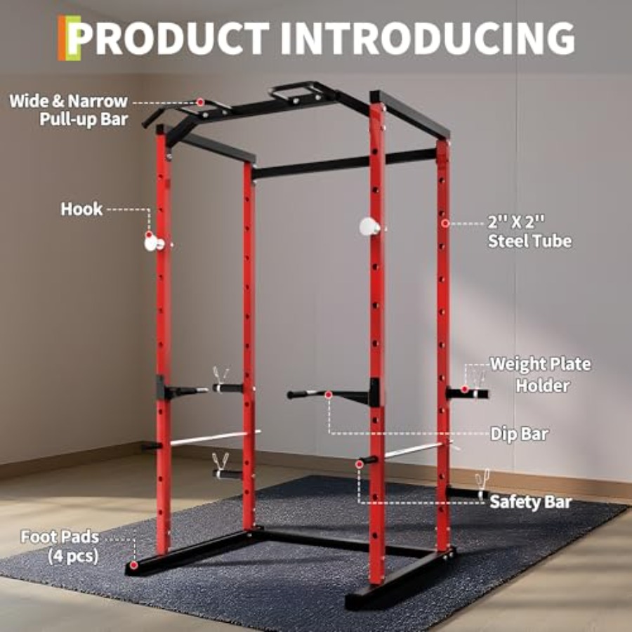 Zware Power Cage met Pull-Up B - Home Bar And Gym recensie en prijs
