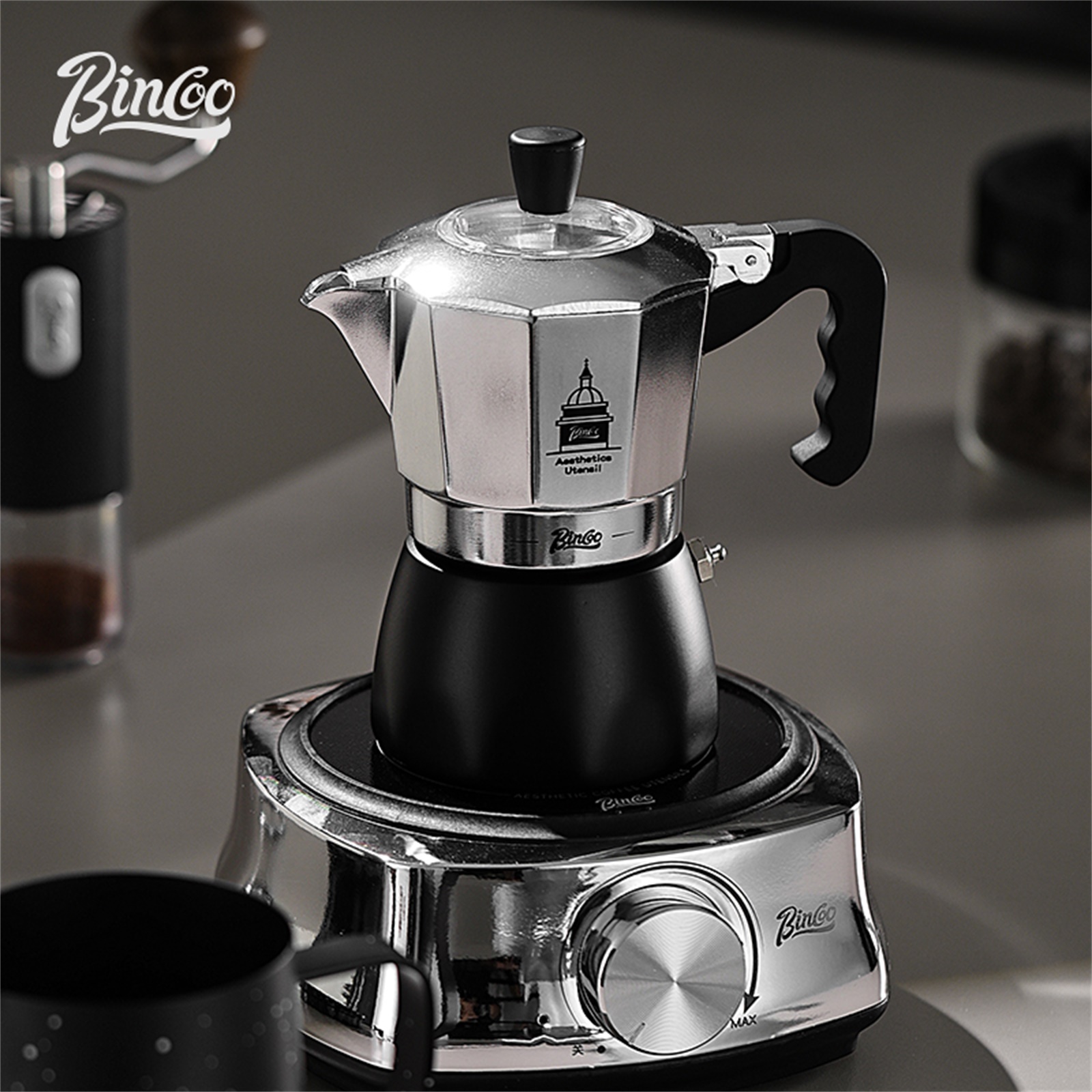 BINCOO Moka Pot met dubbele kl - Home Barista recensie en prijs