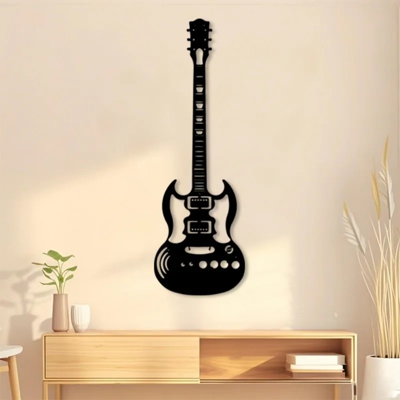Merk 3D Metalen Gitaar Muurkun - Home Bar Lounge recensie en prijs