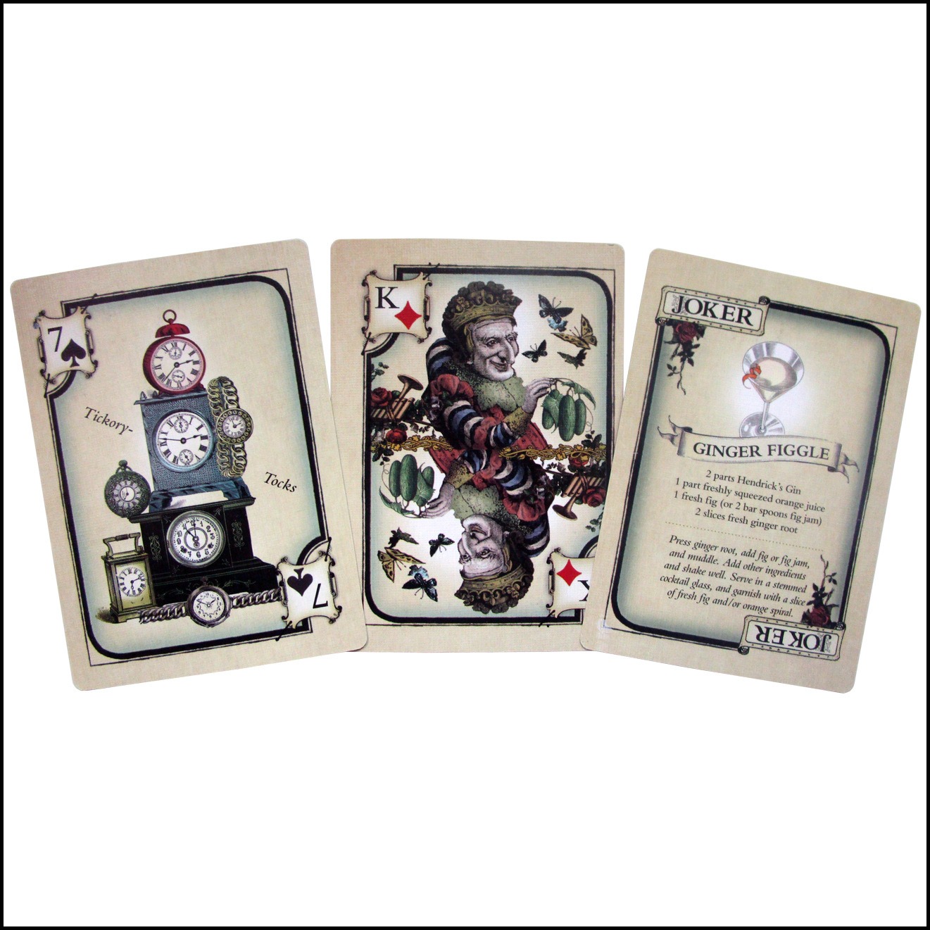 Hendrick's Gin speelkaarten -  - Cocktail Recipe Book recensie en prijs