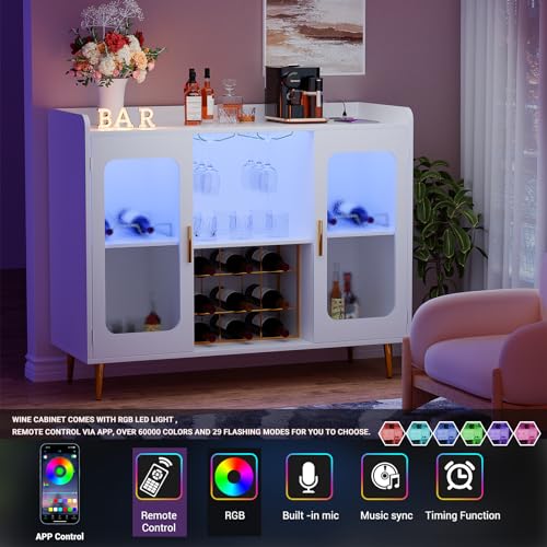 Drankkast met stopcontact en L - Home Bar And Cabinet recensie en prijs