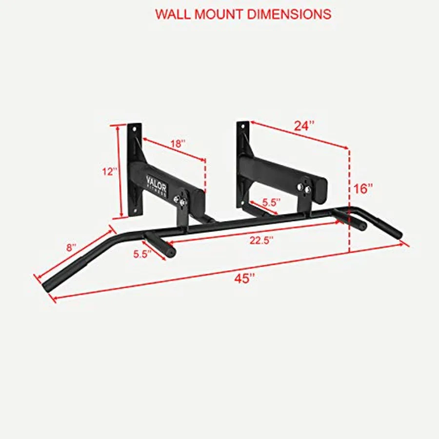 Zesgreeps trekstang voor wand- - Home Bar And Gym recensie en prijs